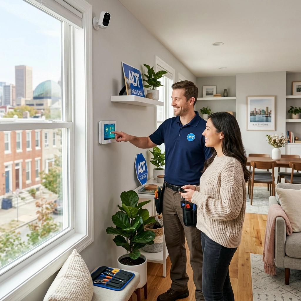 Baltimore’s Smartest Choice: Professional ADT Home Security Installation
